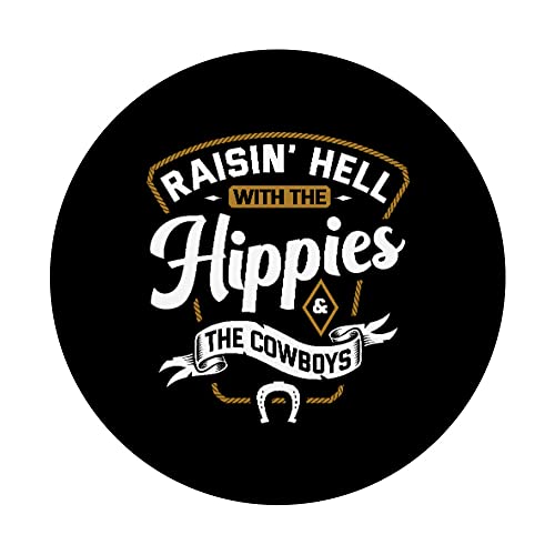 Raisin' Infierno Con Los Hippies & Los Cowboys PopSockets PopGrip Intercambiable