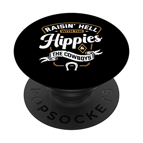 Raisin' Infierno Con Los Hippies & Los Cowboys PopSockets PopGrip Intercambiable