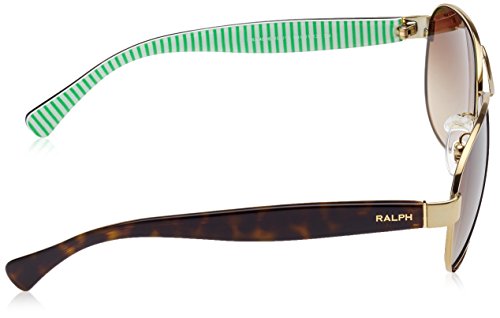 Ralph Lauren RALPH BY Ra4096 Gafas de Sol, Gold/Cream, 59 para Mujer