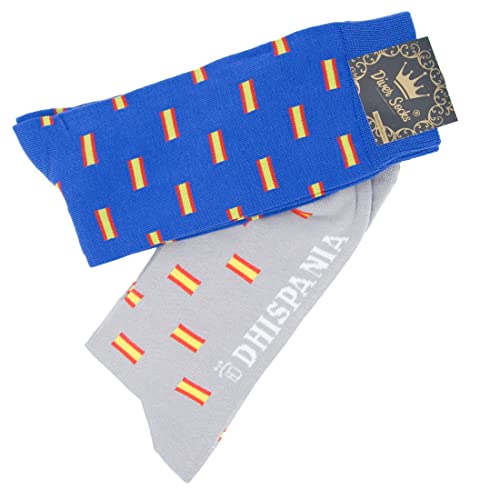 RAU Calcetines bandera + de españa de hombre pack 2 pares
