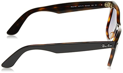 Ray-Ban 0RB2140 Gafas de Sol, Top Grey On Havana, 50 Unisex