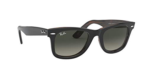 Ray-Ban 0RB2140 Gafas de Sol, Top Grey On Havana, 50 Unisex