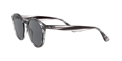 Ray-Ban 0RB2180 Gafas de Sol, Striped Grey Havana, 51 Unisex