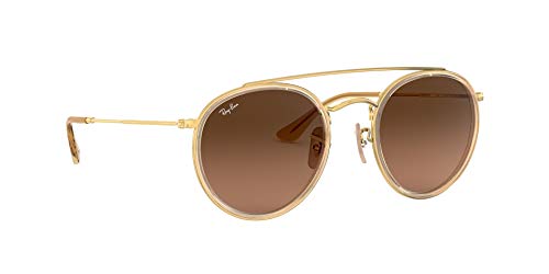 Ray-Ban 0RB3647N Gafas de Sol, Gold, 51 Unisex