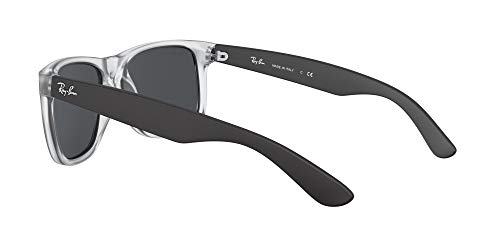 Ray-Ban 0RB4165 Gafas, Rubber Transparent, 55 Unisex