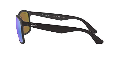 Ray-Ban 0Rb4264 Gafas de Sol, Matte Black, 58 para Hombre