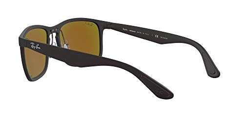 Ray-Ban 0Rb4264 Gafas de Sol, Matte Black, 58 para Hombre