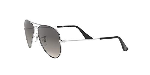 Ray-Ban 0RJ9506S Gafas de Sol, Silver On Top Black, 50 Unisex
