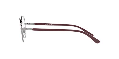 Ray-Ban 0RX6470 Gafas, Gunmetal, 52 Unisex Adulto