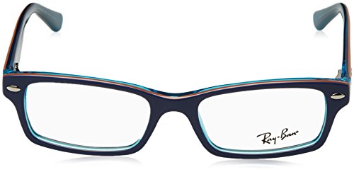 Ray-Ban 0Ry1530, Monturas de Gafas para Niños, Azul (Top Blue on Azure Transp), 48