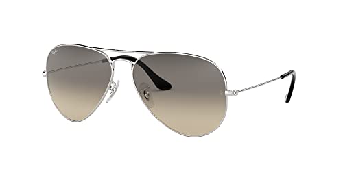 Ray-Ban 3025003/32 58 - Gafas de sol unisex, plateado (Aviator Gradient), 58