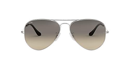 Ray-Ban 3025003/32 58 - Gafas de sol unisex, plateado (Aviator Gradient), 58
