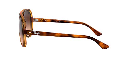 Ray-Ban 4125 Gafas de Sol, Stripped Havana, 59 para Hombre