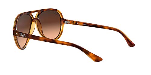 Ray-Ban 4125 Gafas de Sol, Stripped Havana, 59 para Hombre