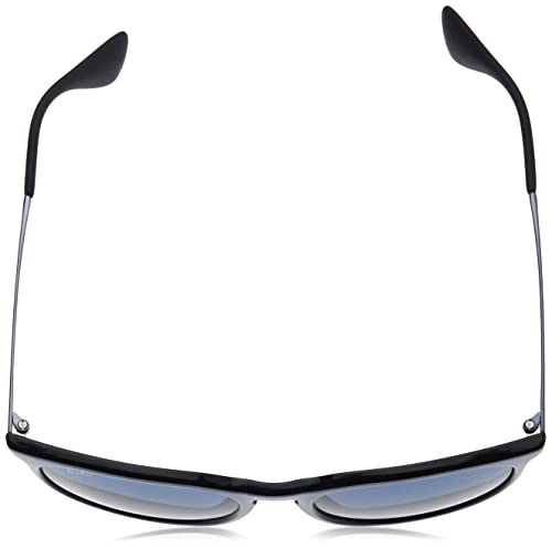 Ray-Ban Erika Gafas, Parte Superior de Color Violeta Metálico En Negeo/Azul Oscuro, 54 Unisex Adulto