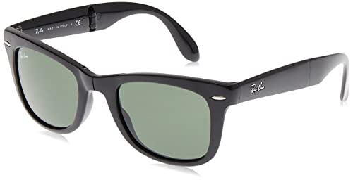 Ray-Ban Folding Wayfarer Gafas de Sol, Black, 51 para Hombre