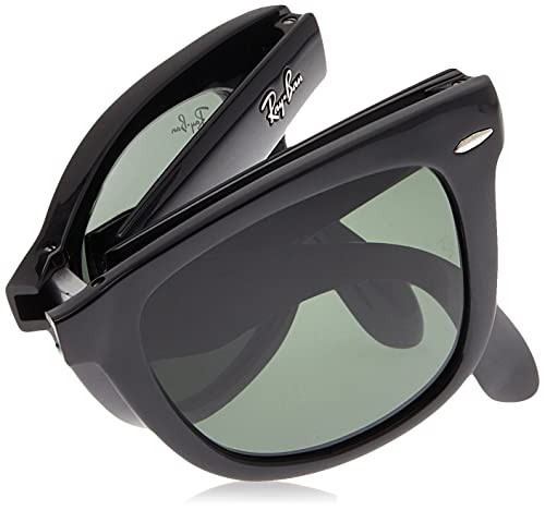 Ray-Ban Folding Wayfarer Gafas de Sol, Black, 51 para Hombre