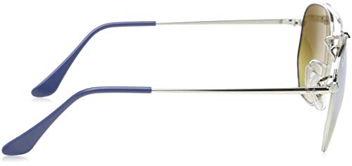 Ray-Ban Marshal 0RB3650 Gafas De Sol, Silver, 53 Unisex Adulto