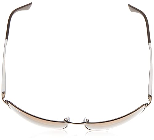 Ray-ban Mod. 3498 - Gafas de sol para hombre, color gris (matte gunmetal/grey gradient brown polar), talla 64