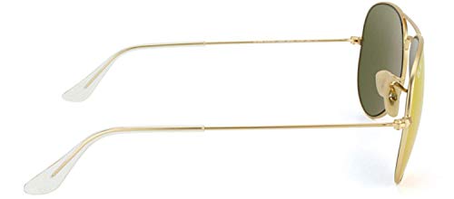 Ray-Ban RB3025 112/69 destello naranja grande oro mate 62mm aviador grandes gafas de aviador de metal