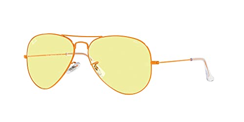 Ray-Ban Rb3025 Aviator Classic Evolve Photochromic Gafas, Naranja, Standard para Hombre