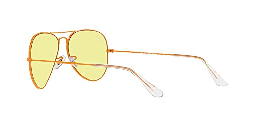 Ray-Ban Rb3025 Aviator Classic Evolve Photochromic Gafas, Naranja, Standard para Hombre