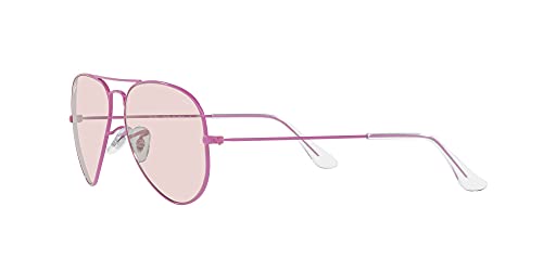 Ray-Ban Rb3025 Aviator Classic Evolve Photochromic Gafas, Violet, Standard para Hombre