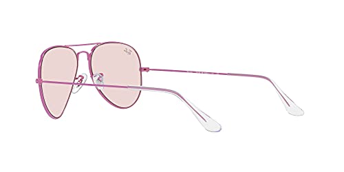 Ray-Ban Rb3025 Aviator Classic Evolve Photochromic Gafas, Violet, Standard para Hombre