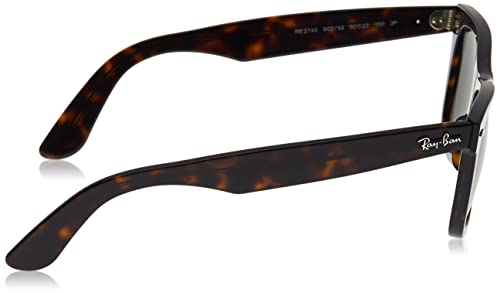 Ray Ban Wayfarer, Gafas de Sol Polarizado Unisex, Negro (Black/Crystal Green Polarized), 50