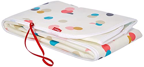 Rayen Protector para Planchar sobremesa | Mínimos Espacio Plegado | 3 Capas: Espuma, 100% algodón, alumino 6154.02, Color Estampado Confetti