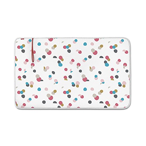 Rayen Protector para Planchar sobremesa | Mínimos Espacio Plegado | 3 Capas: Espuma, 100% algodón, alumino 6154.02, Color Estampado Confetti