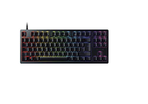 Razer Huntsman Tournament Ed - Teclado con Teclas opto-mecánicas Razer (Unidad óptica, Barra estabilizadora de Teclas, Durabilidad inigualable, Razer Synapse 3) Teclado Español - Negro