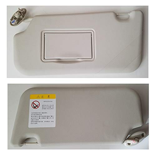 Really miss you Viseras solares Sktoo Sun Visor para Ford Focus (2012-2018) con un Espejo de Maquillaje Visera Sol Visera de Sol con Gris Claro para Auto (Color : Without Light Left)