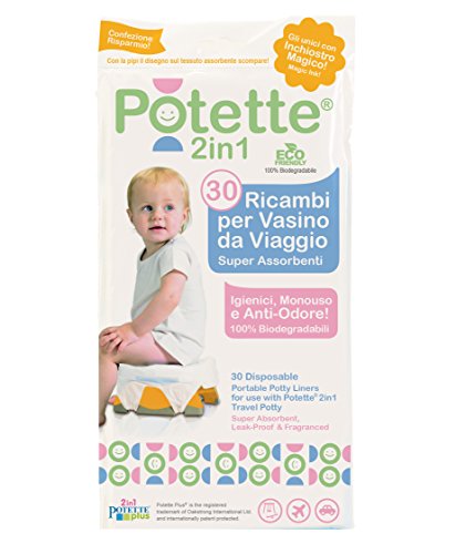 Recambios para Potette Plus 2 en 1 – Paquete de 30 bolsitas desechables para Potette Plus