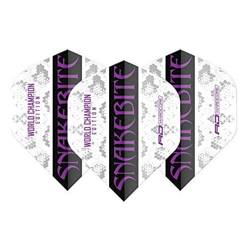 RED DRAGON Snakebite World Champion Edition White Hardcore Flights