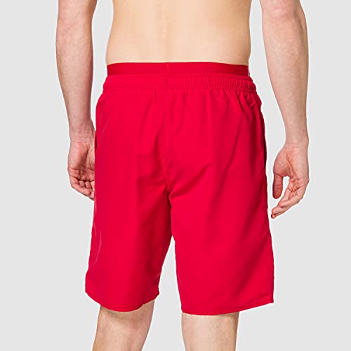 Red Emporio Armani Swimwear Bermuda Logoband Traje de baño, Black, 46 para Hombre