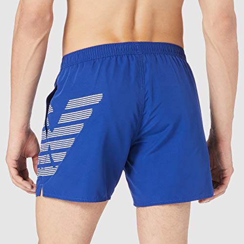 Red Emporio Armani Swimwear Boxer Bold Logo Eagle Traje de baño, Black, 54 para Hombre