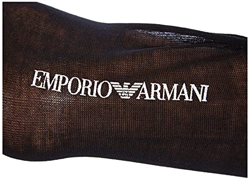 Red Emporio Armani Underwear Long Socks Monopack Dressy Calcetines Largos, Navy Blue, S para Hombre