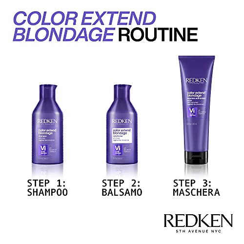 Redken | Acondicionador para el Cuidado del Color para Cabello Rubio, Color Extend Blondage, 500 ml