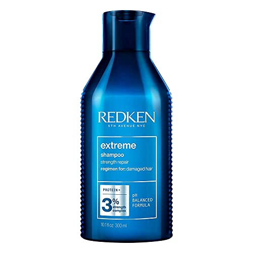 REDKEN Champú Extreme para Cabello Dañado, 300 ml + Acondicionador Extreme para Cabello Dañado, 300 ml