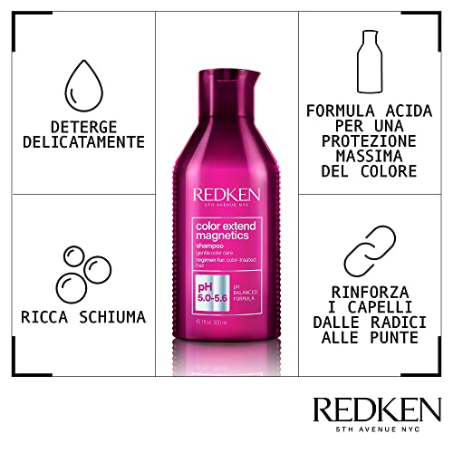 Redken | Champú Protector del Color Para Cabellos Coloreados, Color Extend Magnetics, 500ml