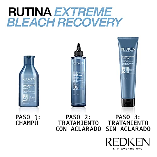 Redken | Tratamiento Lamelar desenredante con Aclarado para Fortalecer el Cabello Dañado, Extreme Bleach Recovery, 200 ml