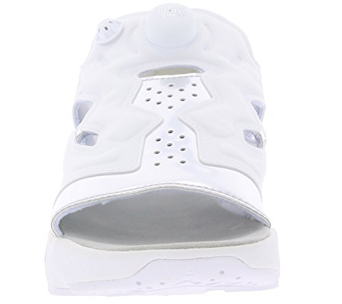 Reebok Instapump Fury Sandal mag Mujeres Running Trainers (UK 6.5 US 9 EU 40, White Silver Metallic BD3186)