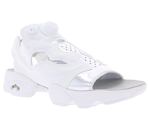 Reebok Instapump Fury Sandal mag Mujeres Running Trainers (UK 6.5 US 9 EU 40, White Silver Metallic BD3186)