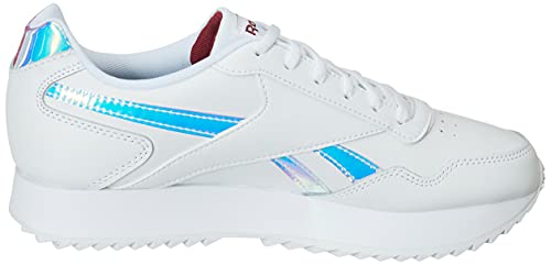 Reebok Royal Glide Ripple Doub, Zapatillas de Deporte Mujer, Cloud White/Punch Berry/Cloud White, 38 EU