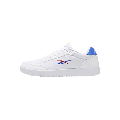 Reebok Smash, Zapatillas de Tenis Unisex Adulto, FTWR White/Court Blue/Vector Red, 45 EU