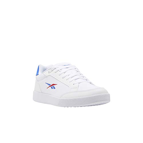 Reebok Smash, Zapatillas de Tenis Unisex Adulto, FTWR White/Court Blue/Vector Red, 45 EU