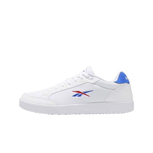 Reebok Smash, Zapatillas de Tenis Unisex Adulto, FTWR White/Court Blue/Vector Red, 45 EU