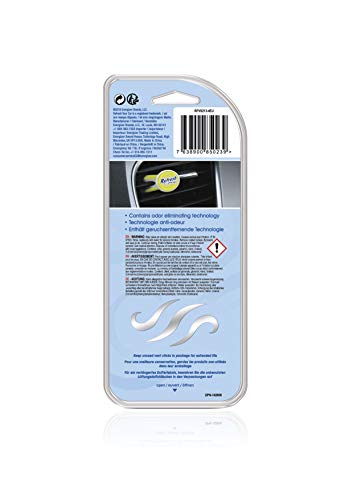Refresh Your Car Ambientador de Coche con Fragancia, Olor y Esencias a Lima/Limón, Ambientador de Rejilla y Conductos del Aire Acondicionado, Pack de 6