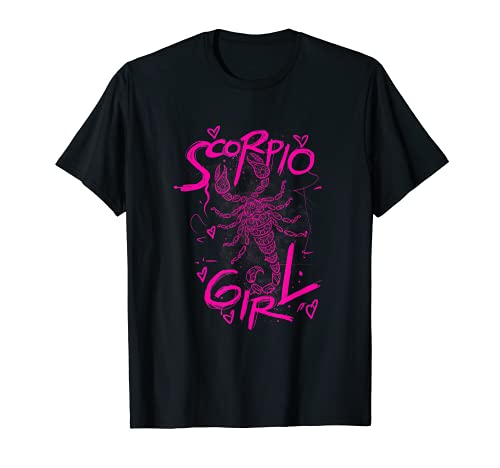 Regalo de escorpión para mujer Scorpions Scorpio Zodiac Camiseta
